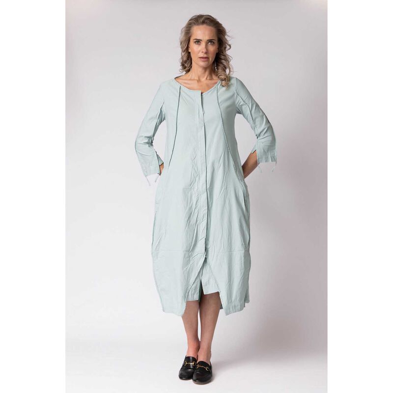 Rundholz Long Sleeve Coat Dress image number 8
